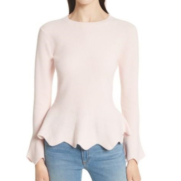 Ted Baker London Sweaters - Ted Baker Peplum Knitted Sweater Sz 5